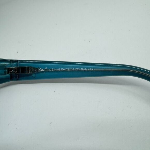 Maui Jim Sunglasses Frame PUNCHBOWL MJ219-03 54-17-135 Black Blue H11385 - Picture 6 of 7